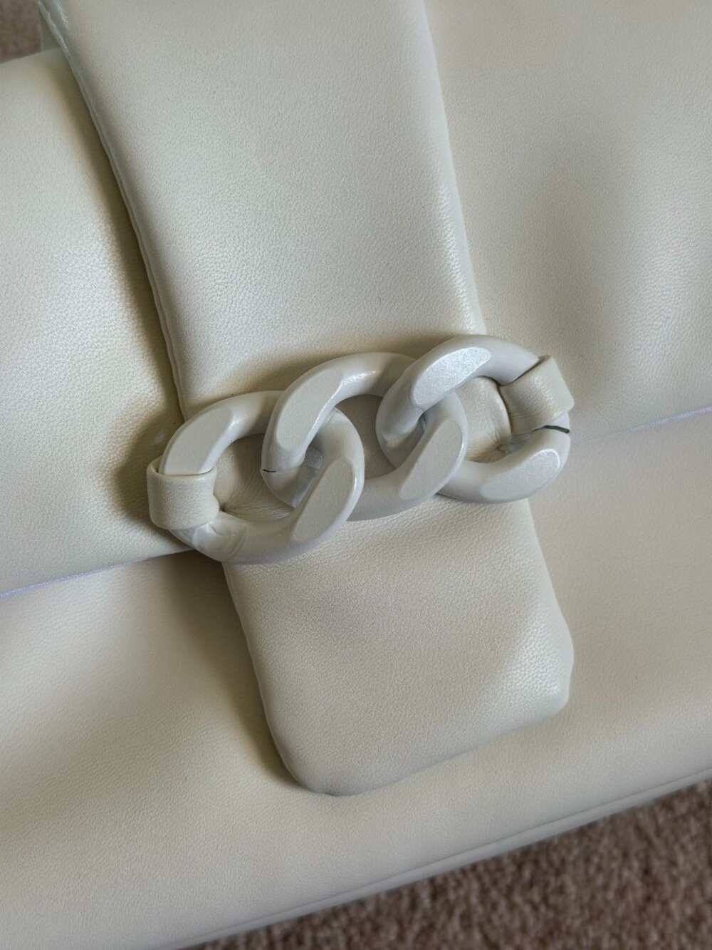Primark White Padded Shoulder Bag